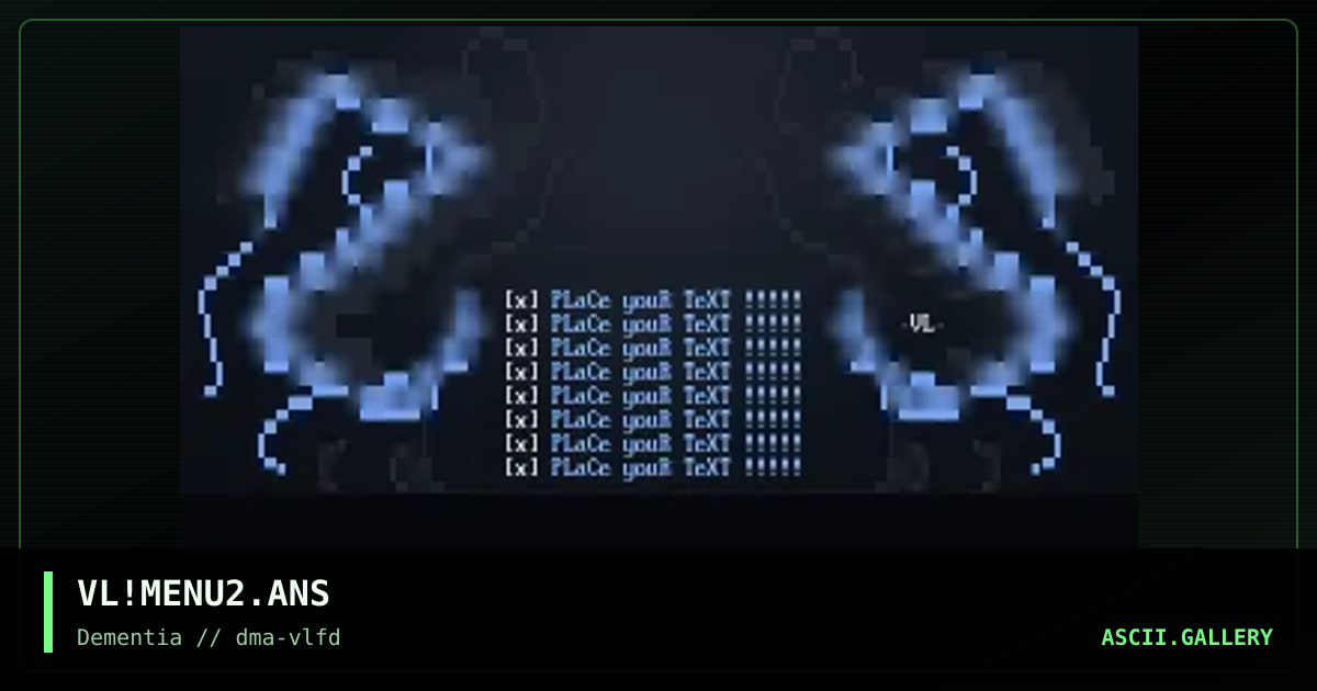 aNoTHeR MeNu, by valocity, 1995