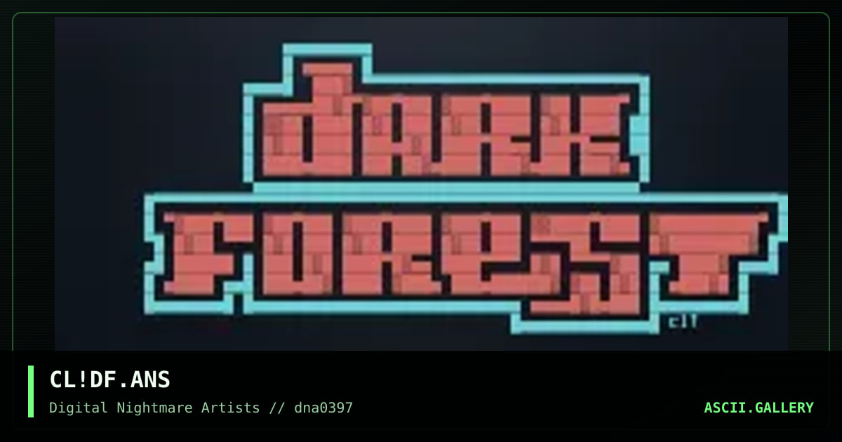 CL!DF.ANS, by cable-triloxy, 1997