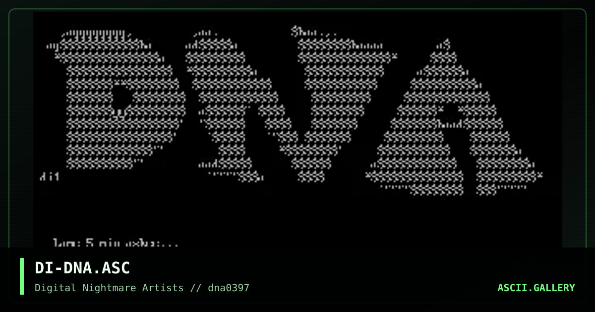 DI-DNA.ASC, by dryice, 1997