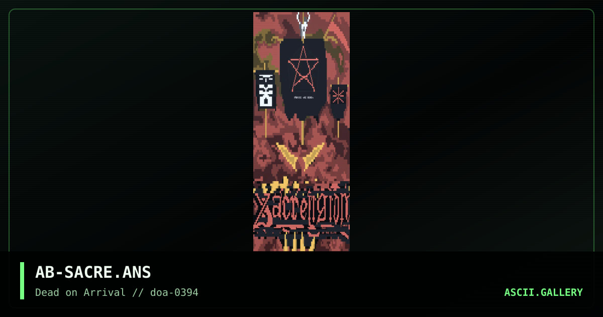 AB-SACRE.ANS, by anubis-doa, 1994