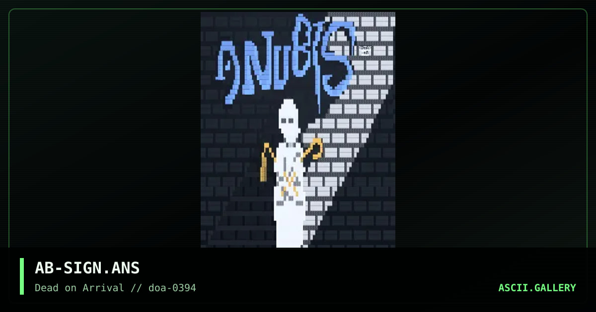 AB-SIGN.ANS, by anubis-doa, 1994