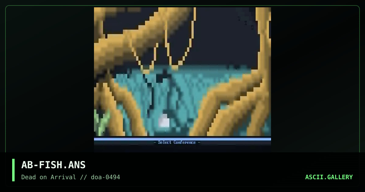 AB-FISH.ANS, by anubis-doa, 1994