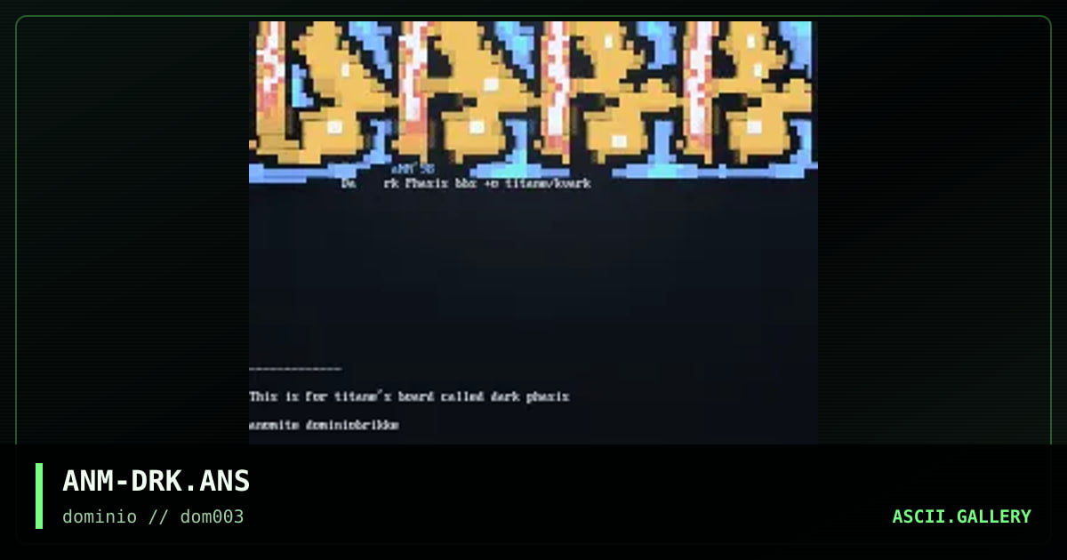 dark phasis, by anomite, 1998