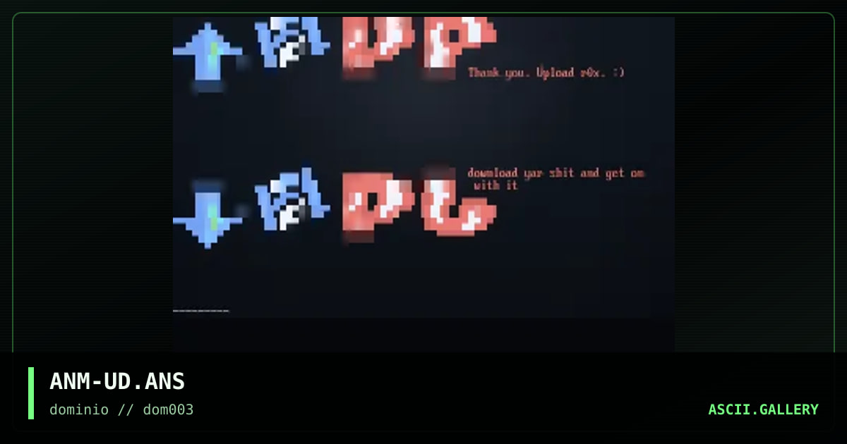 up/dl, by anomite, 1998