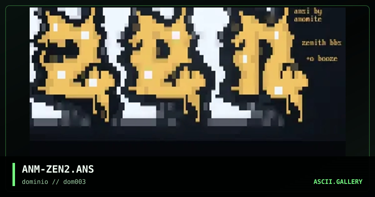 zenith bbs, by anomite, 1998