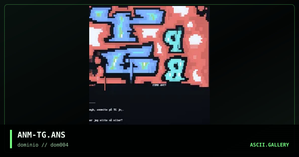 tg98, ansi., by anomite, 1998