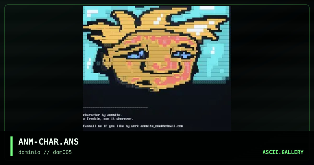 character0ne, by anomite, 1998