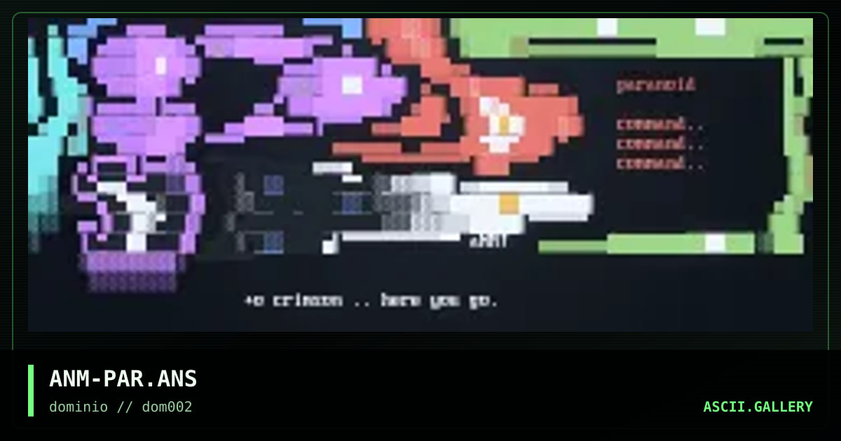 Paranoid, by anomite, 1998