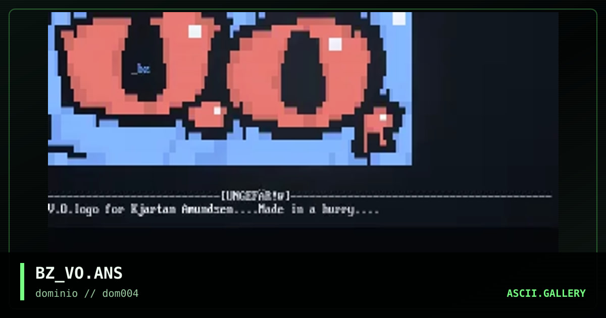 VO-logo, by booze, 1998