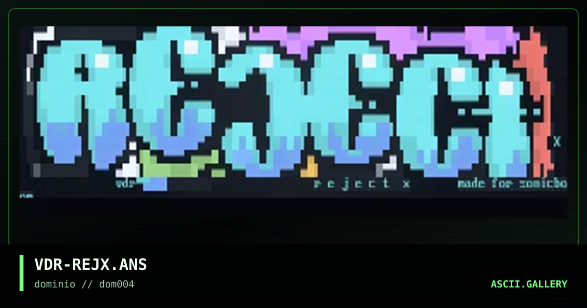 rejectx, by vader-sweden, 1998