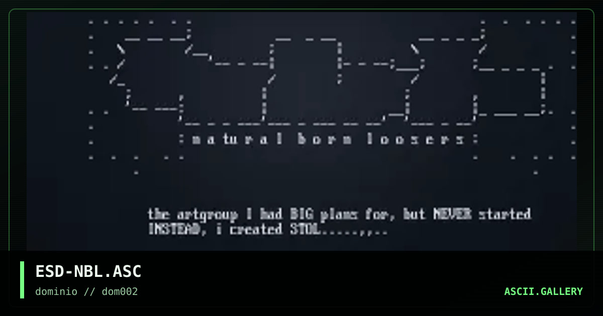 ESD-NBL.ASC, by eside, 1998