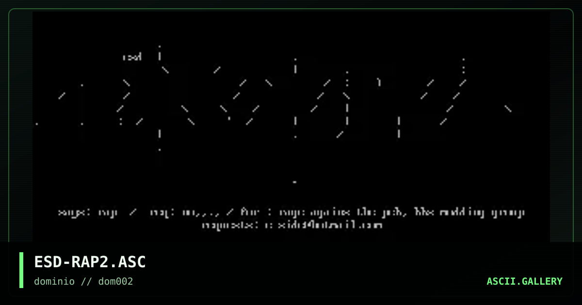 ESD-RAP2.ASC, by eside, 1998