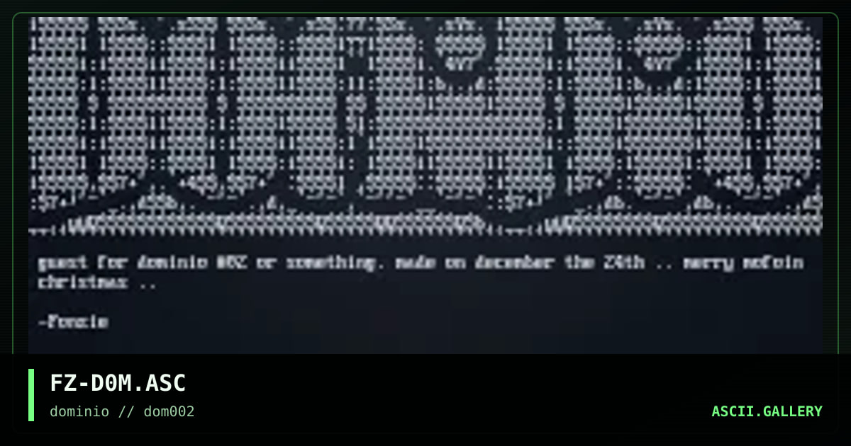 FZ-D0M.ASC, by fonzie, 1998