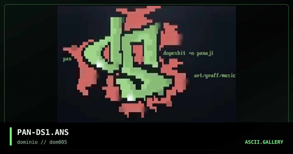 PAN-DS1.ANS, by panaji, 1998