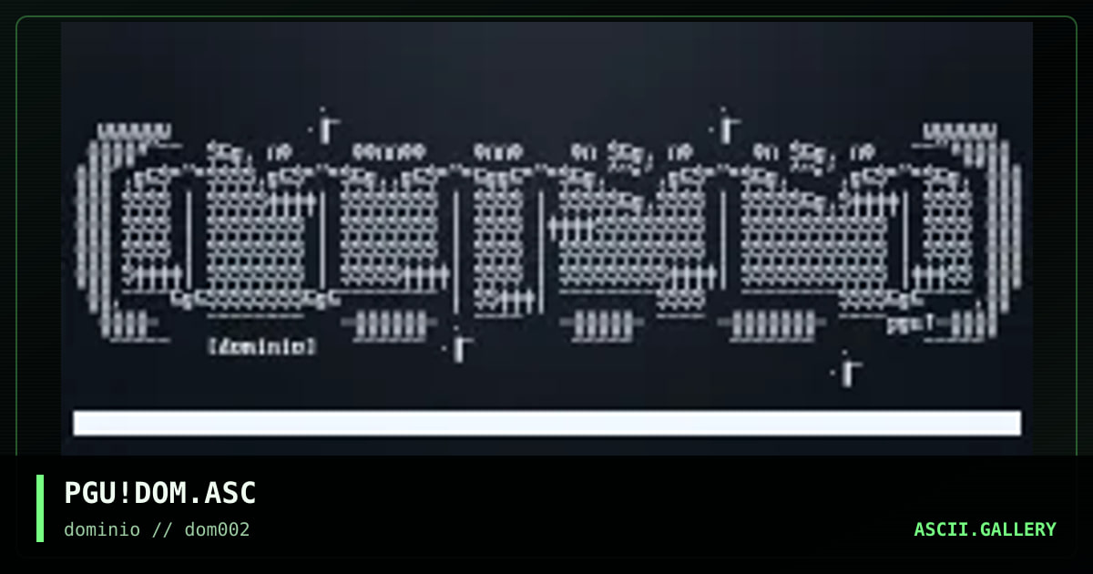 dominio, by pogue, 1998