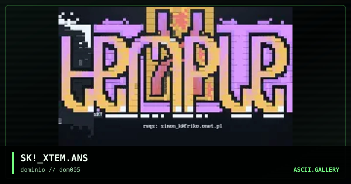Xtemlpe, by simonking, 1998