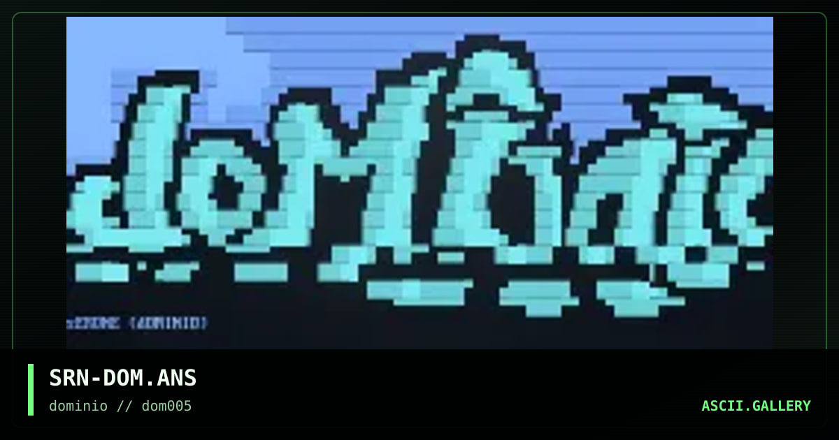 dom logo, by serone, 1998