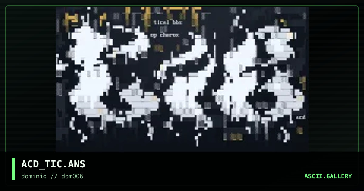 tical bbs, by acidblood, 1998