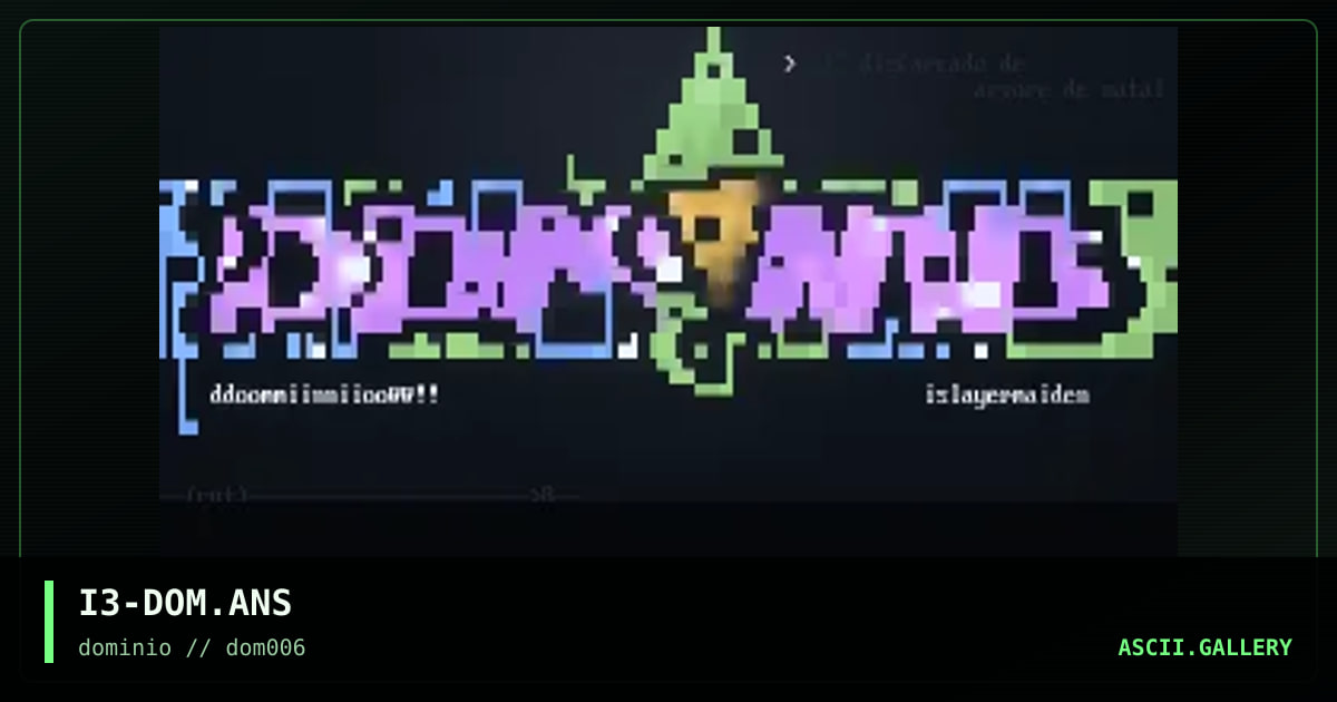 dominio rules.., by islayer, 1998