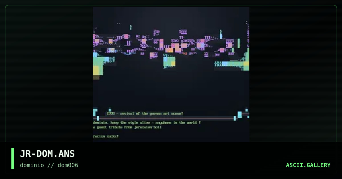 dominoconspiracyoverwideheftig, by jerusalem, 1998