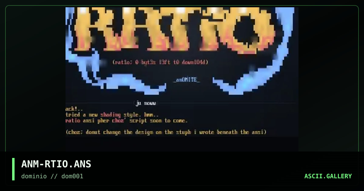 ratioz0r, by anomite, 1998