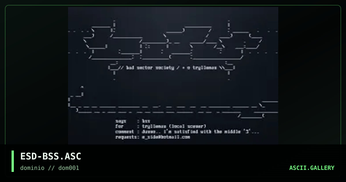 ESD-BSS.ASC, by eside, 1998