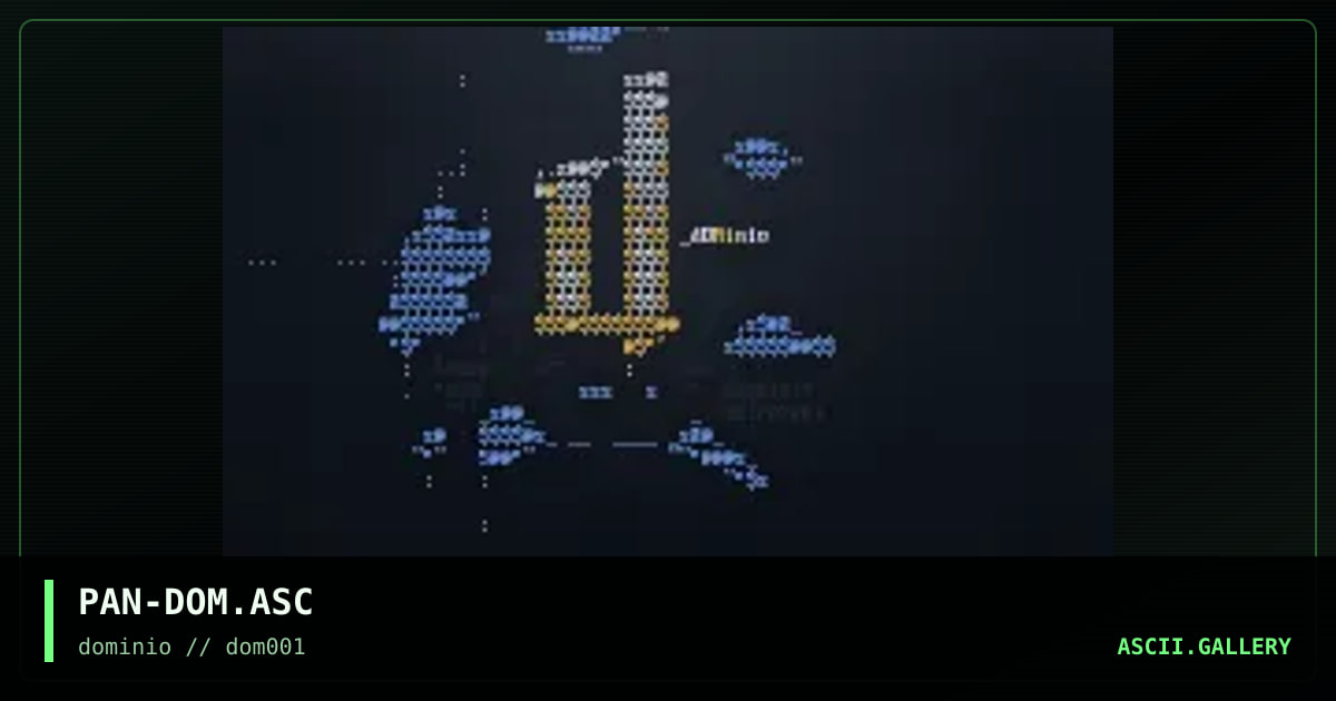 "d" for dominio, by panaji, 1998