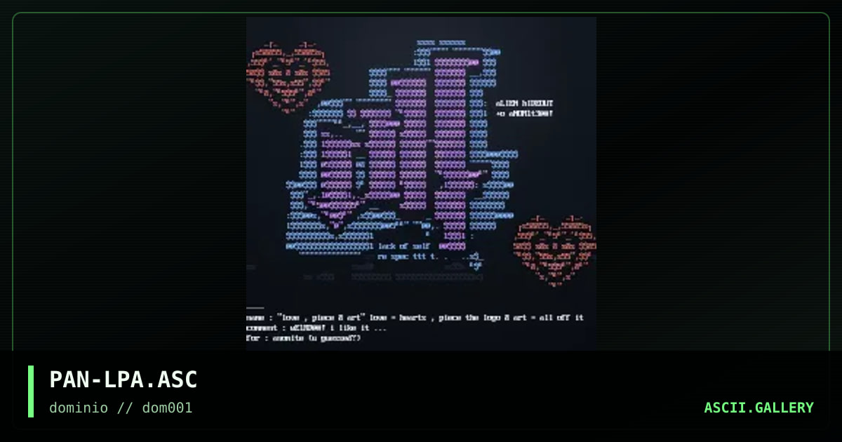 love piece and sum art!, by panaji, 1998
