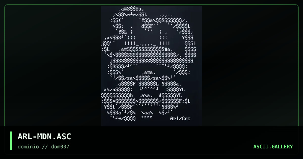 ARL-MDN.ASC, by arlequin, 1998