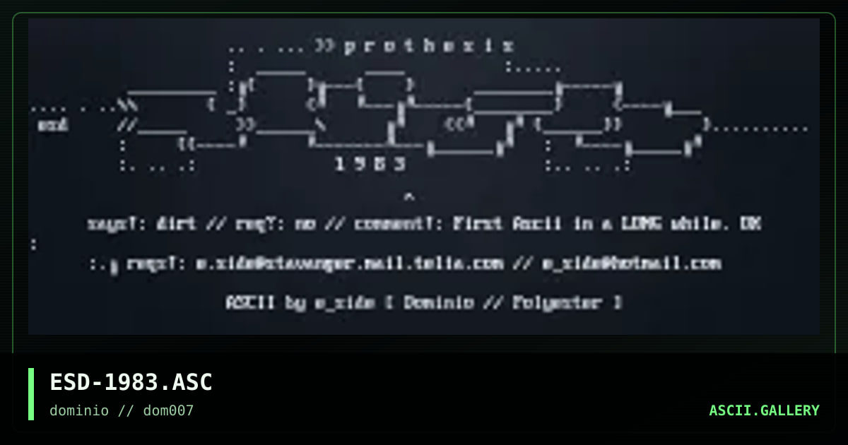 ESD-1983.ASC, by eside, 1998