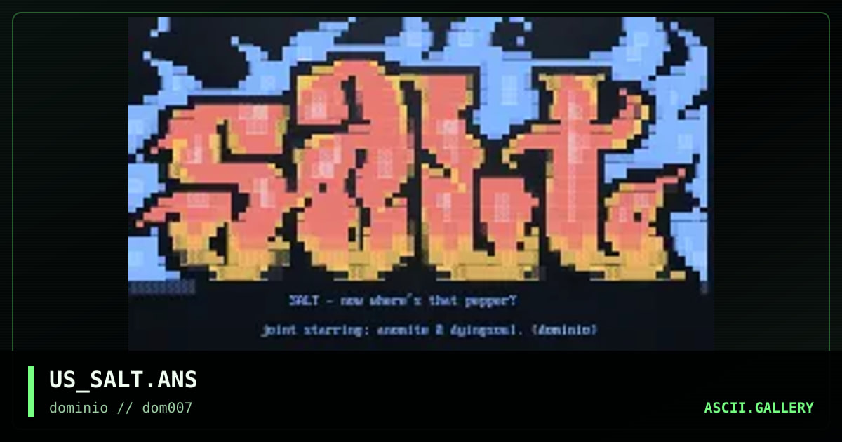 salt., by anomite, 1998