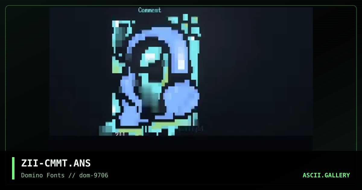 comment ansi, by zeus ii, 1997