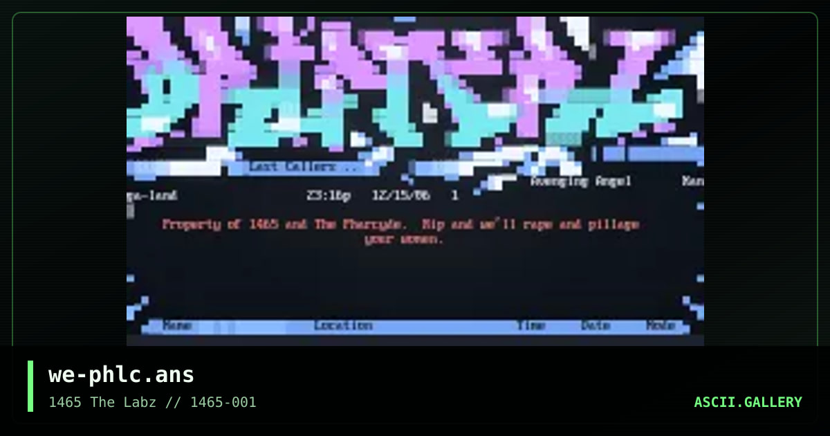 we-phlc.ans, by avenging angel, access denied, 2007