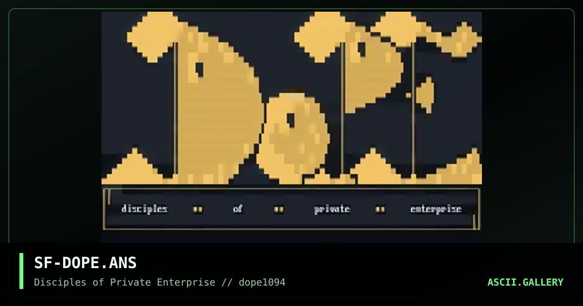 SF-DOPE.ANS, by superfly, 1994