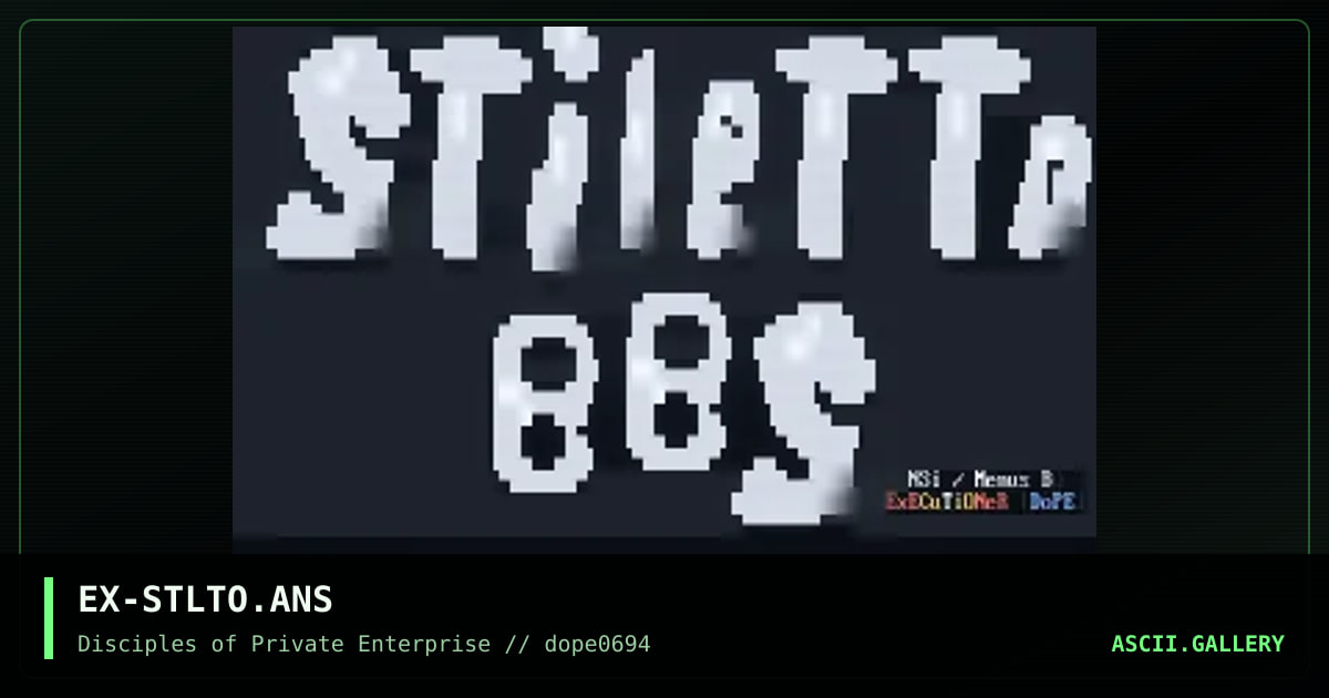 EX-STLTO.ANS, by executioner, 1994