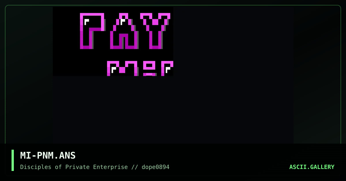 MI-PNM.ANS, by malicious intent, 1994
