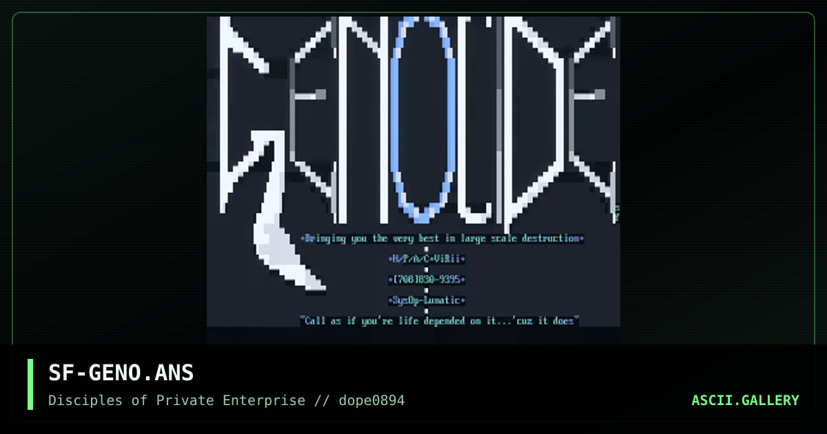 SF-GENO.ANS, by superfly, 1994