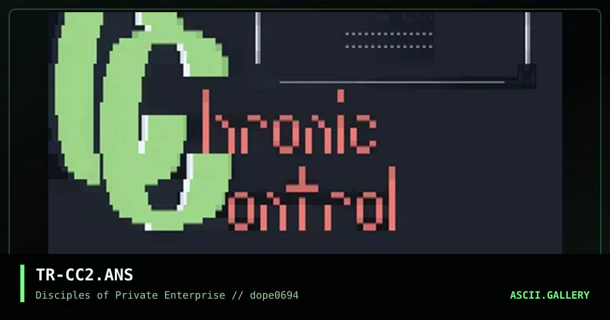 TR-CC2.ANS, by trilobyte, 1994