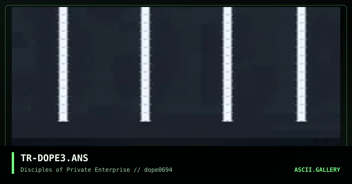 TR-DOPE3.ANS, by trilobyte, 1994