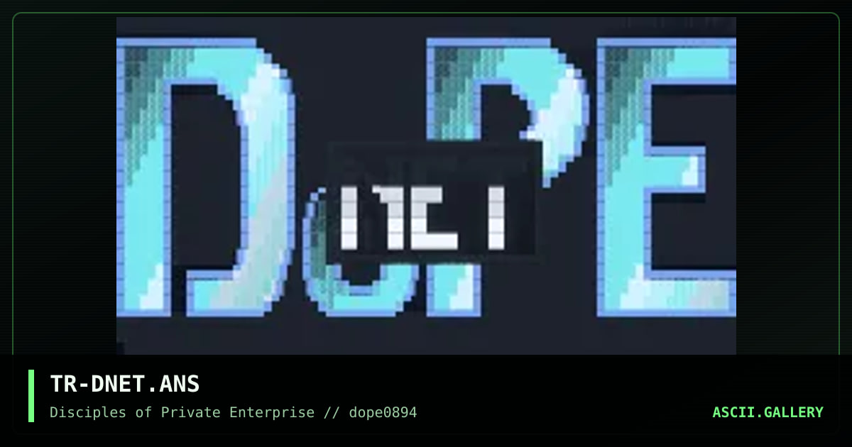 TR-DNET.ANS, by trilobyte, 1994