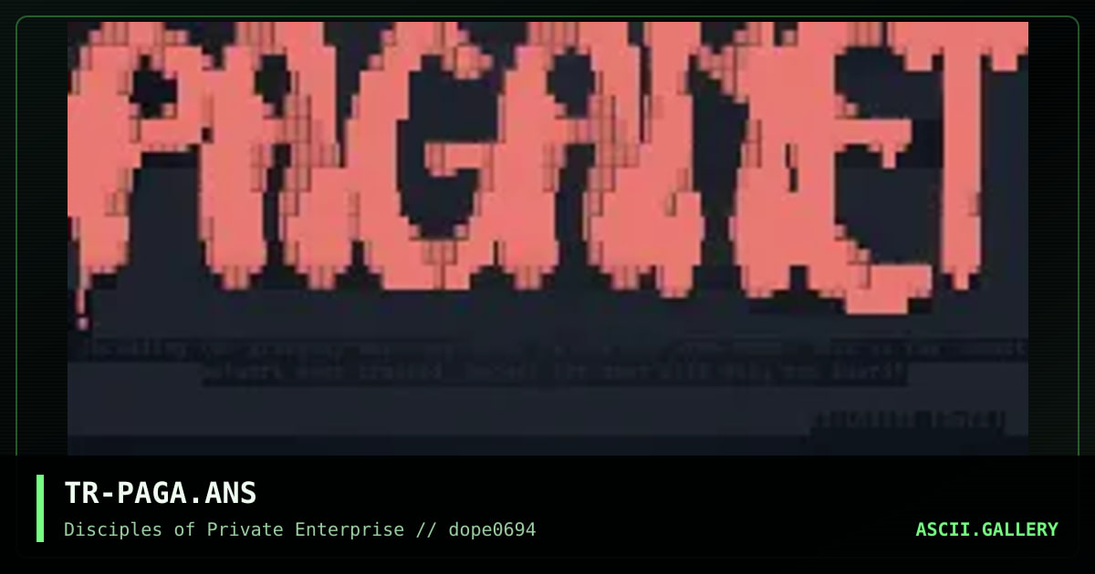 TR-PAGA.ANS, by trilobyte, 1994