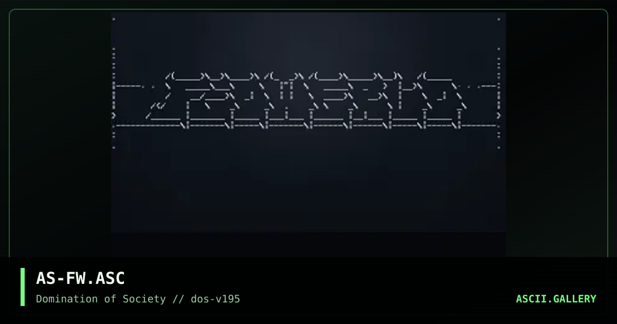 Sum ASCii, by asphixia, 1995
