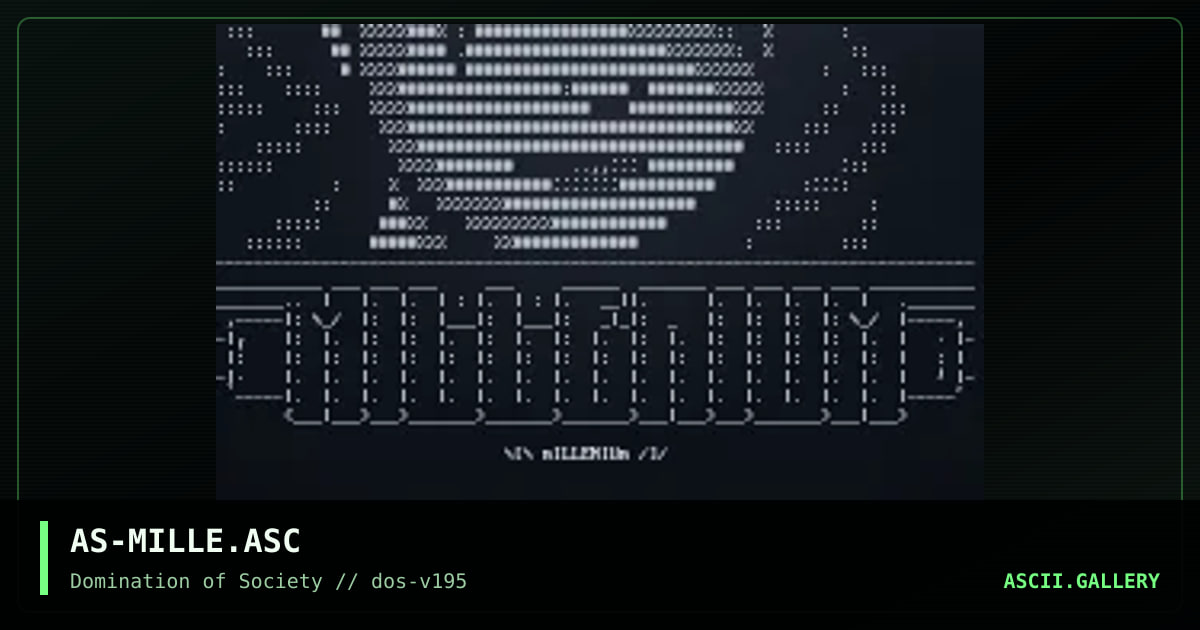 MiLLENiUM, by asphixia, 1995