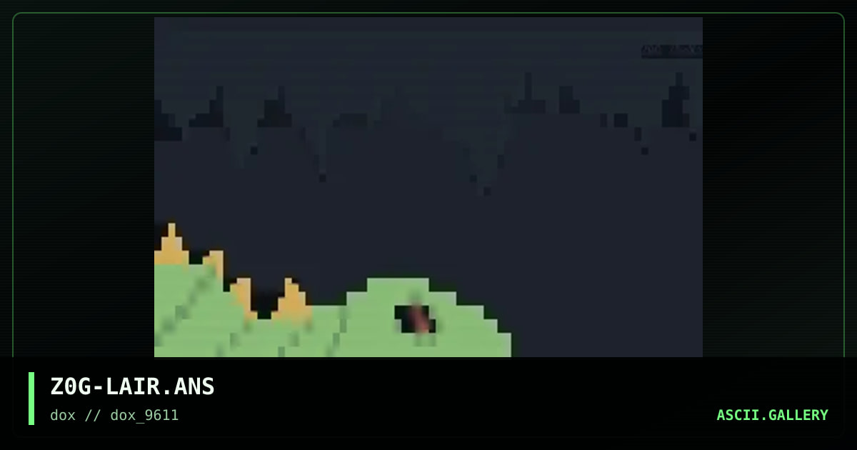 Z0G-LAIR.ANS, by zoglomorph, 1996