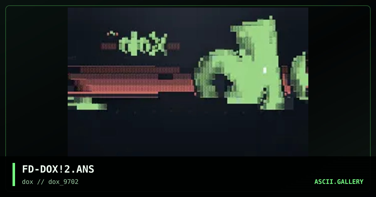 d0x! promo ][, by flood, 1997