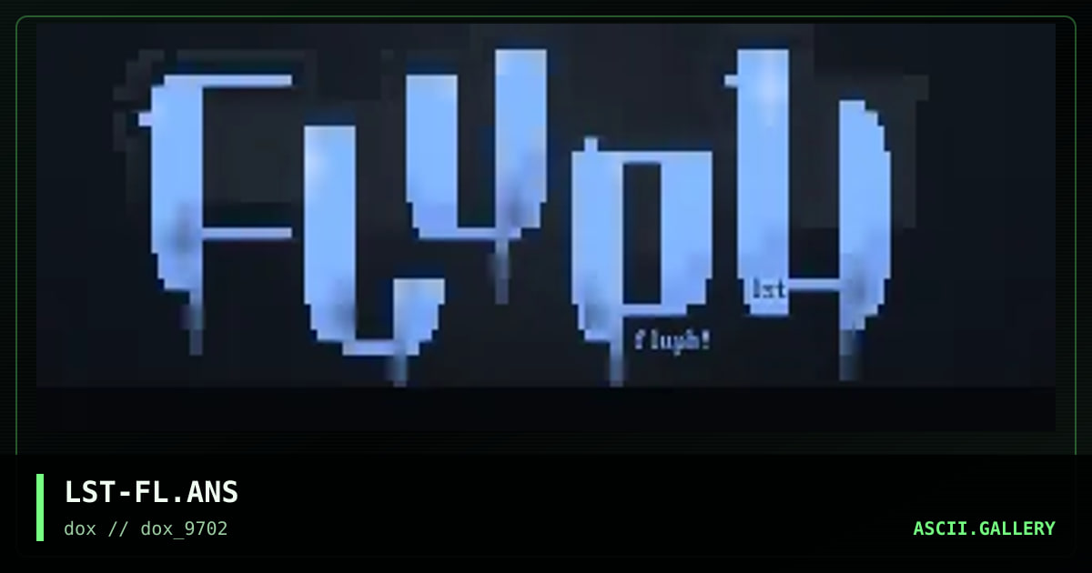 fluph: its not just a bbs!, by soul trader, 1997