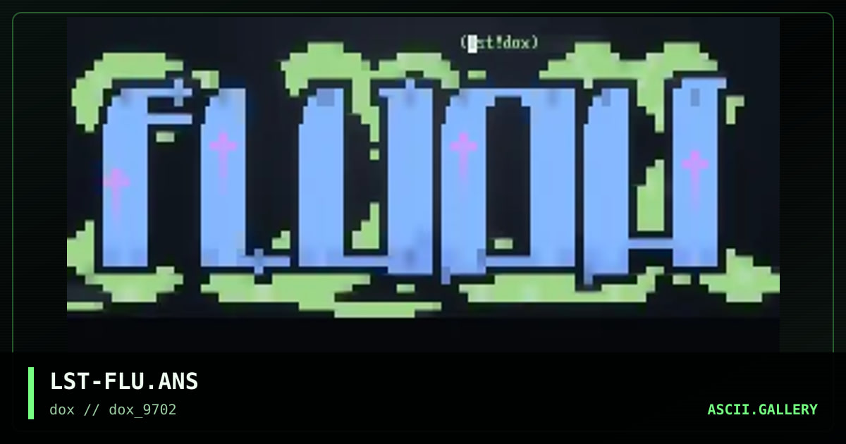 fluph!for!phobia, by soul trader, 1997