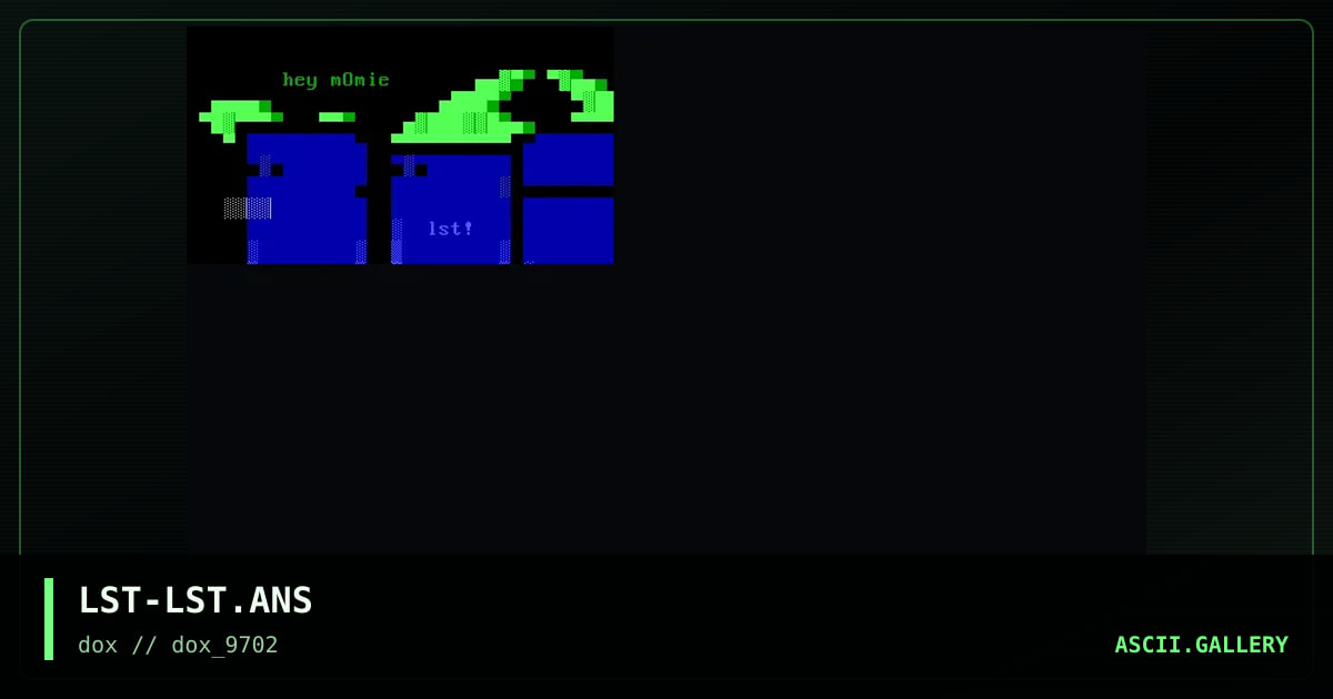 hehe its lst!, by soul trader, 1997