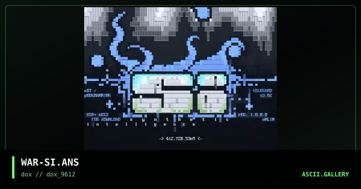 WAR-SI.ANS, by war, 1996