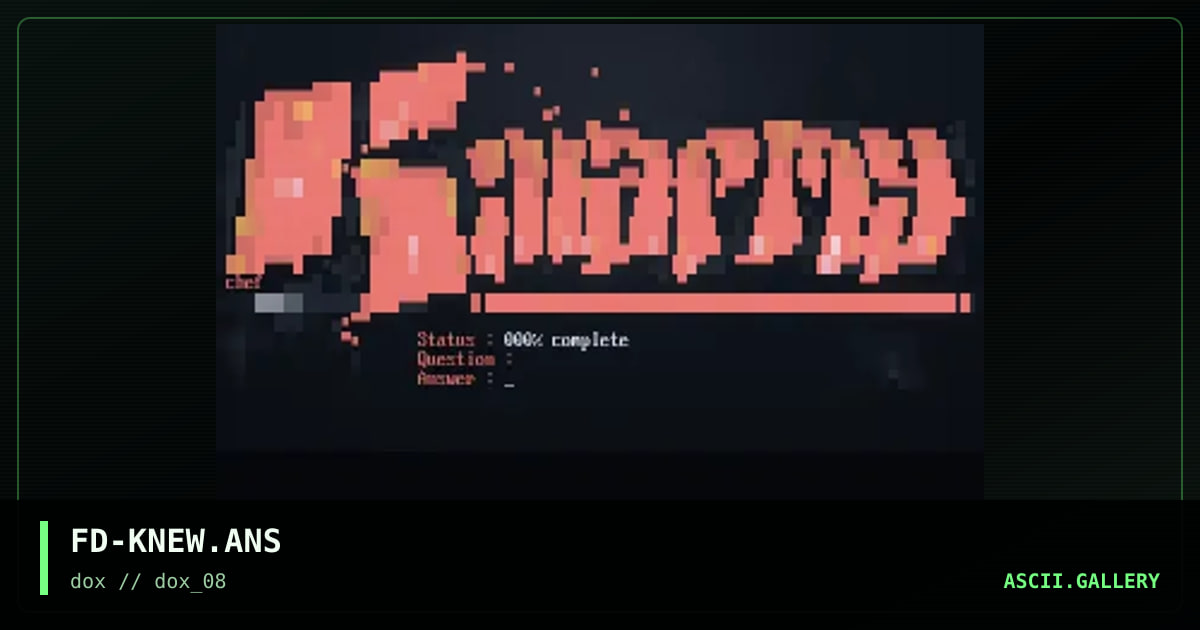 killarmy matrix, by flood, 1997
